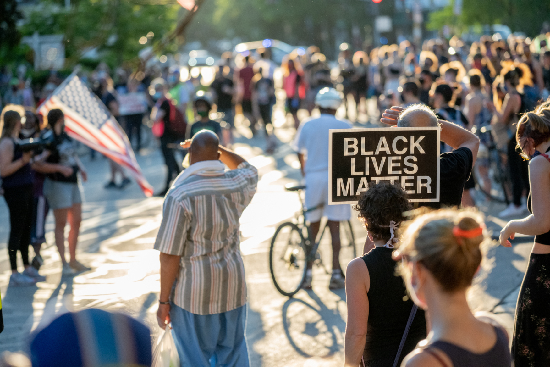 black lives matter street protest